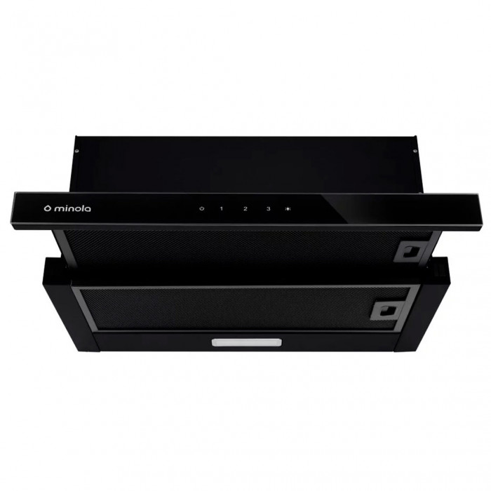 Витяжка телескопічна MINOLA HTLS 6634 BLF 1000 LED GLASS