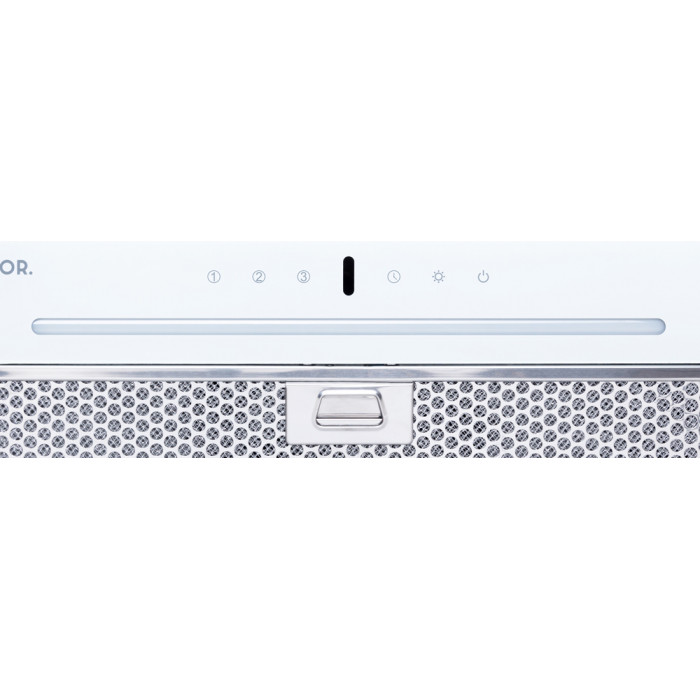 Витяжка повновбудована WEILOR PBSR 52301 GLASS WH 1100 LED Strip