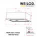 Витяжка повновбудована WEILOR PBSR 52651 GLASS WH 1300 LED Strip