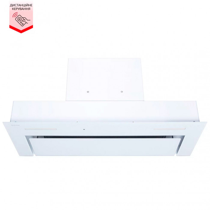 Витяжка повновбудована PERFELLI BISP 7873 WH LED Strip GLASS