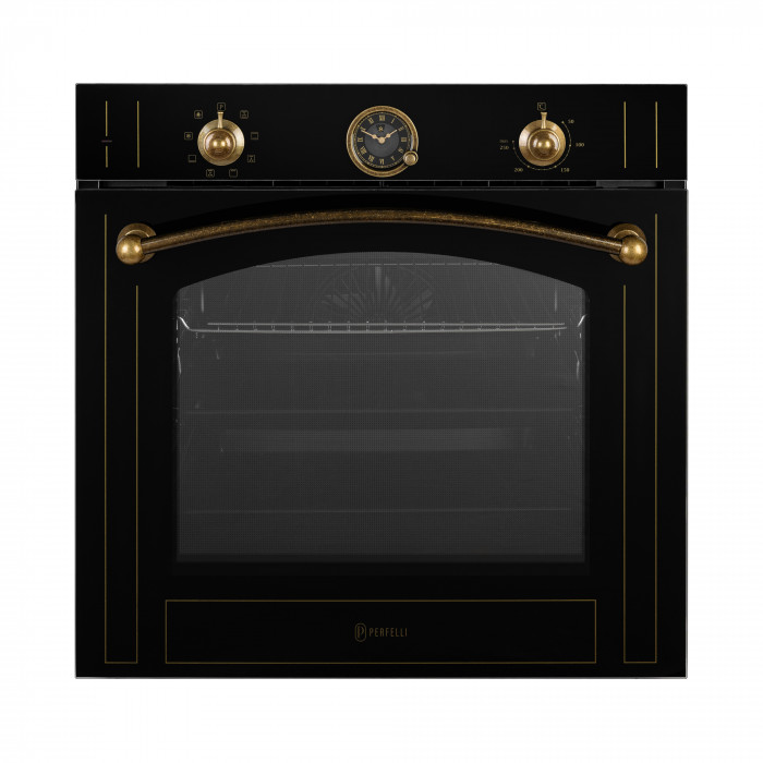 Духова шафа електрична PERFELLI VINTAGE 6A8N NERO
