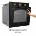 Духова шафа електрична PERFELLI VINTAGE 6A8N NERO