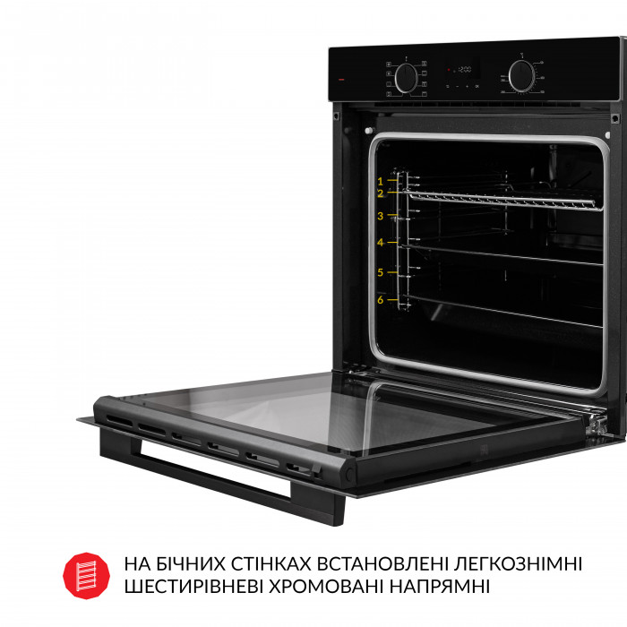 Духова шафа електрична WEILOR FDO6F8BK