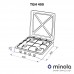 Настільна газова плита MINOLA TGH 400 WH