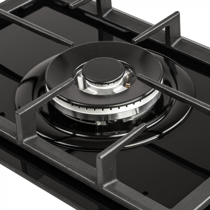 Поверхня газова Domino на склі PERFELLI HGG 31404 BL