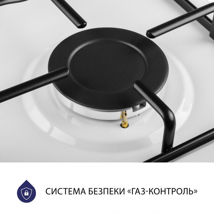 Поверхня газова на металі MINOLA MGM 61404 WH