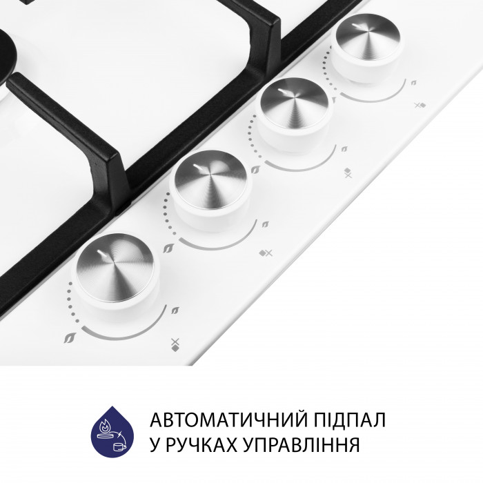 Поверхня газова на металі MINOLA MGM 615204 WH