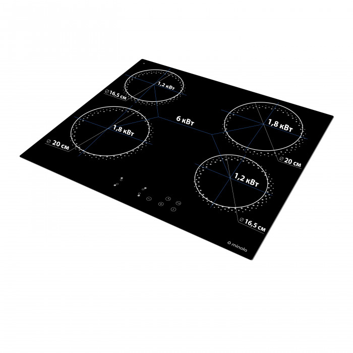Поверхня склокерамічна MINOLA MVH 6030 KBL