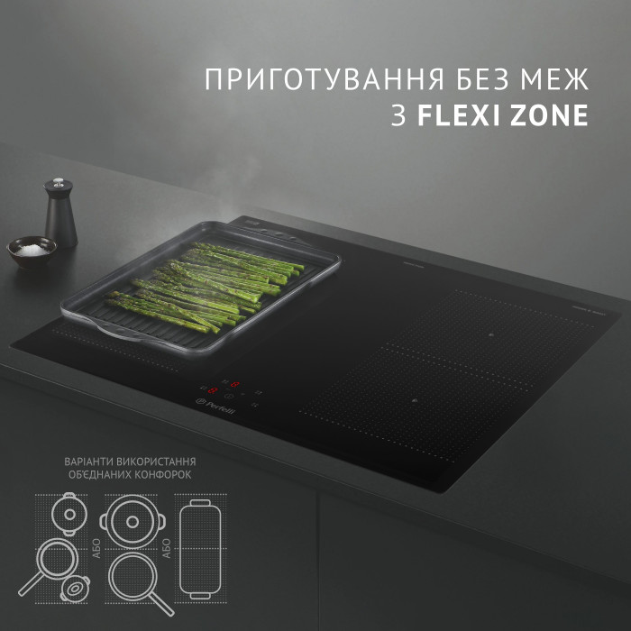 Поверхня індукційна PERFELLI HI 674 BL