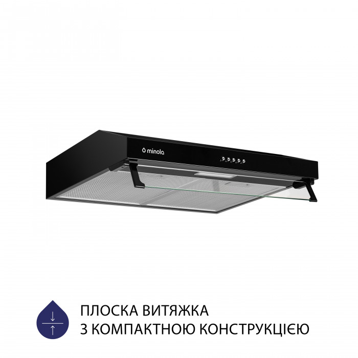 Витяжка плоска MINOLA HPL 514 BL