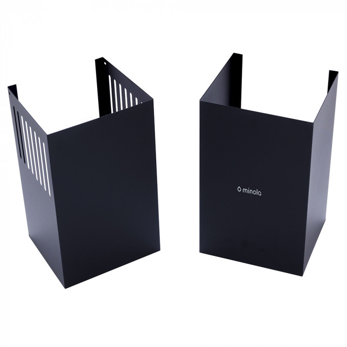 Витяжка декоративна похила MINOLA HDN 5202 BL/INOX 700 LED