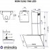Витяжка декоративна похила MINOLA HDN 5202 BL/INOX 700 LED