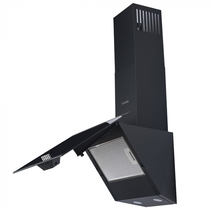 Витяжка декоративна похила MINOLA HDN 5202 BL/INOX 700 LED