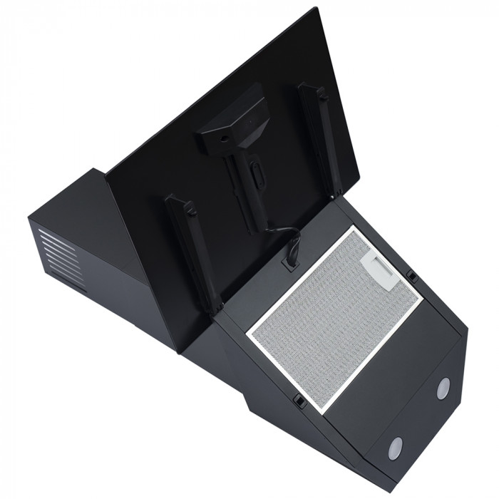 Витяжка декоративна похила MINOLA HDN 5202 BL/INOX 700 LED