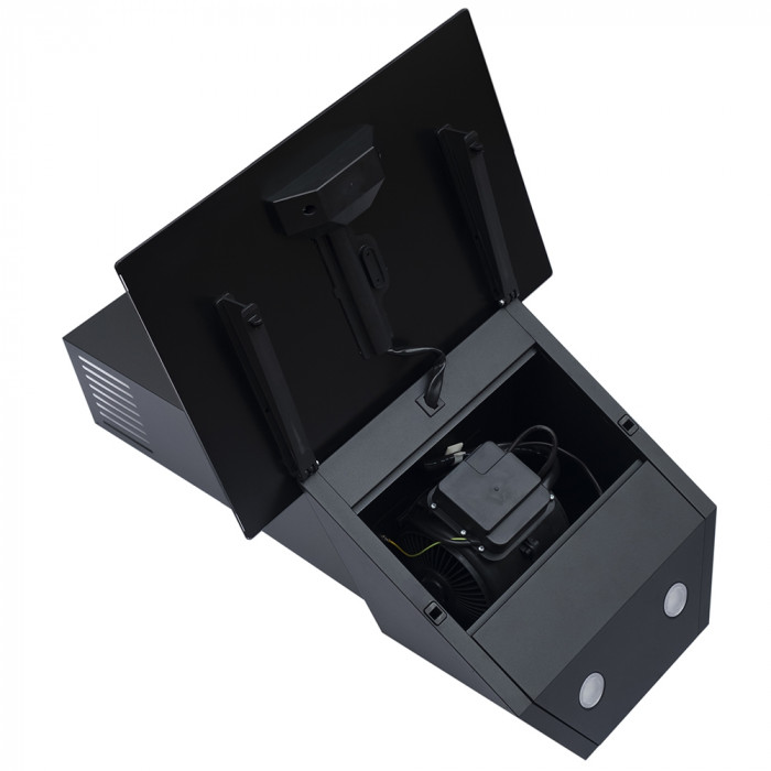 Витяжка декоративна похила MINOLA HDN 5202 BL/INOX 700 LED