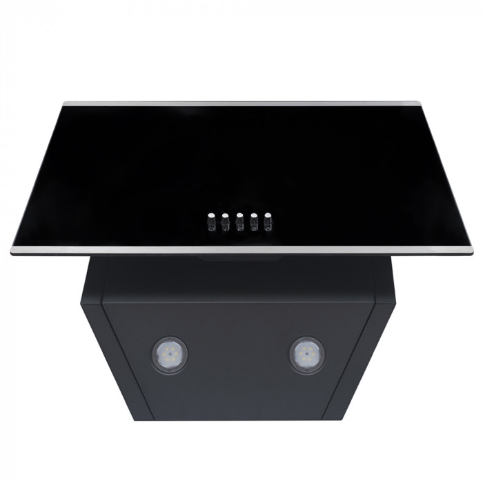 Витяжка декоративна похила MINOLA HDN 5202 BL/INOX 700 LED