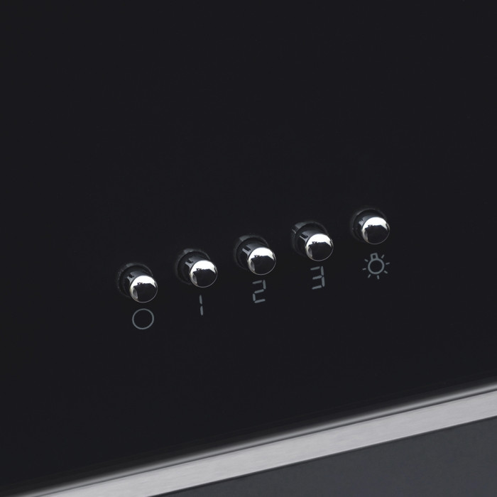 Витяжка декоративна похила MINOLA HDN 5202 BL/INOX 700 LED