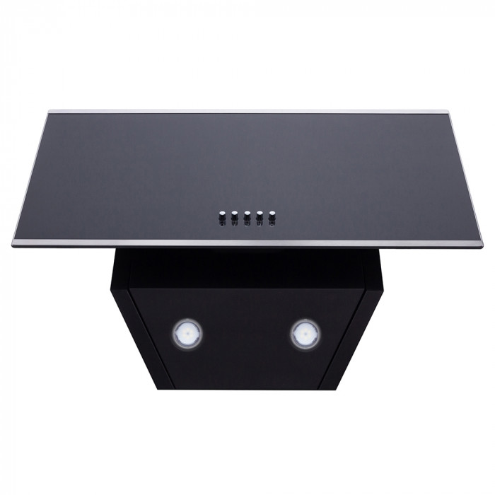 Витяжка декоративна похила MINOLA HDN 6202 BL/INOX 700 LED