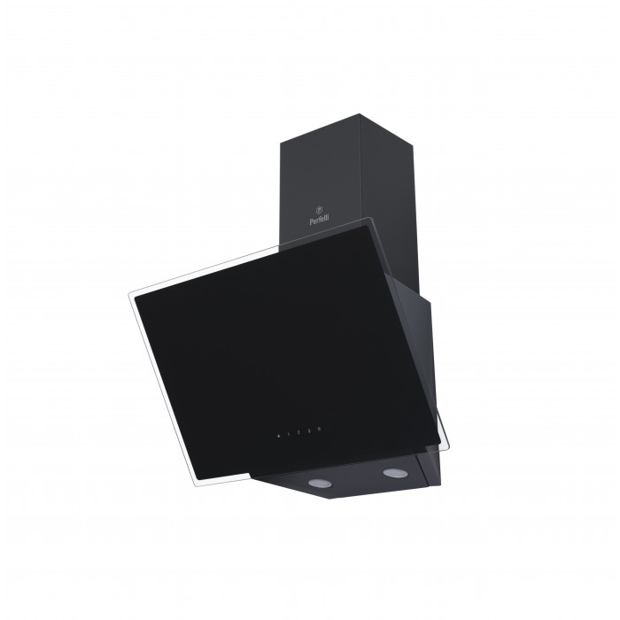 Витяжка декоративна похила PERFELLI DNS 6472 D 850 BL LED