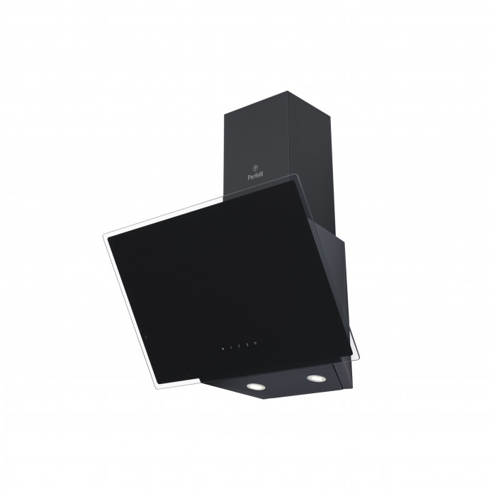 Витяжка декоративна похила PERFELLI DNS 6472 D 850 BL LED