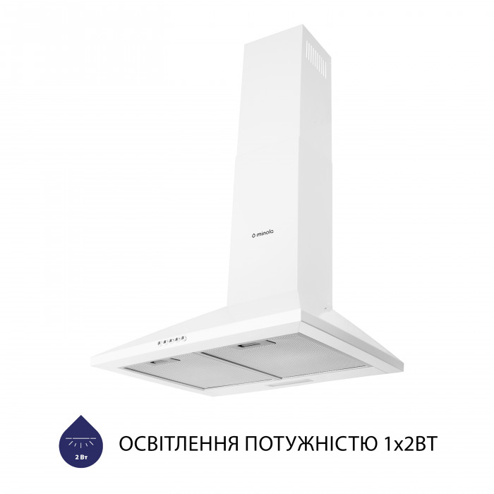 Витяжка купольна MINOLA HK 5614 WH 1000 LED