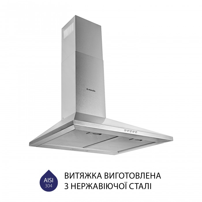 Витяжка купольна MINOLA HK 6614 I 1000 LED