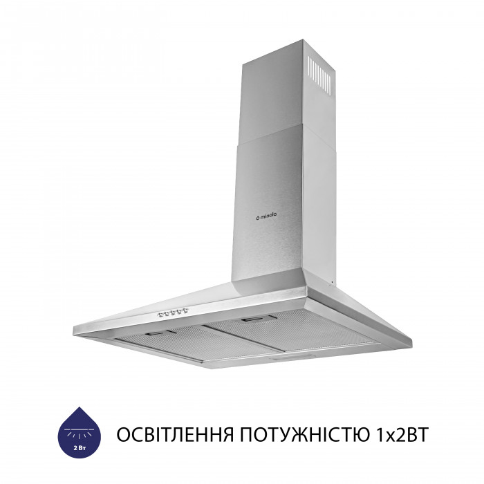 Витяжка купольна MINOLA HK 6614 I 1000 LED