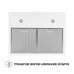 Витяжка купольна PERFELLI K 6402 WH 850 LED