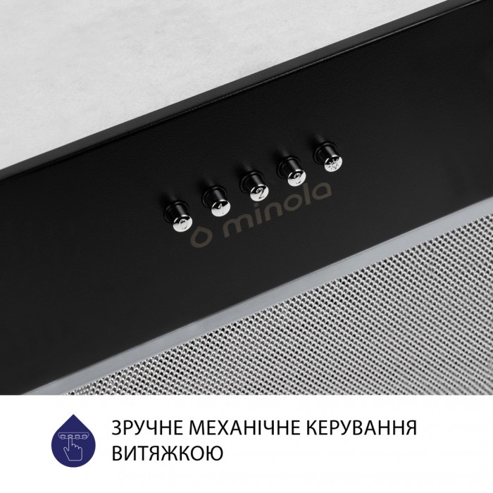 Витяжка повновбудована MINOLA HBI 5327 BL 800 LED