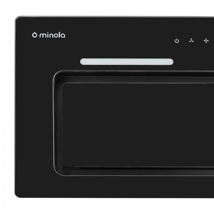 Витяжка повновбудована MINOLA HBI 6673 BL GLASS 1000 LED Line