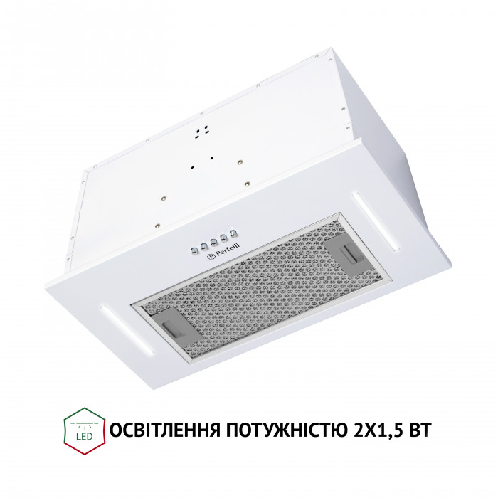 Витяжка повновбудована PERFELLI BI 5653 WH 1000 LED