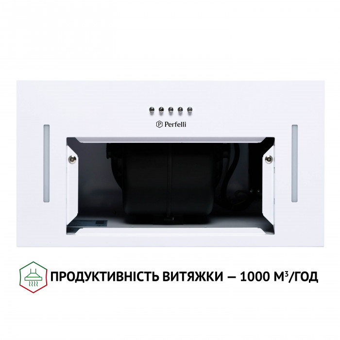 Витяжка повновбудована PERFELLI BI 5653 WH 1000 LED