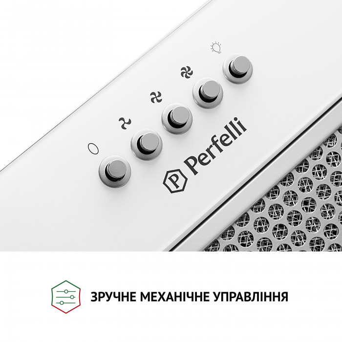 Витяжка повновбудована PERFELLI BI 5684 WH 1000 LED
