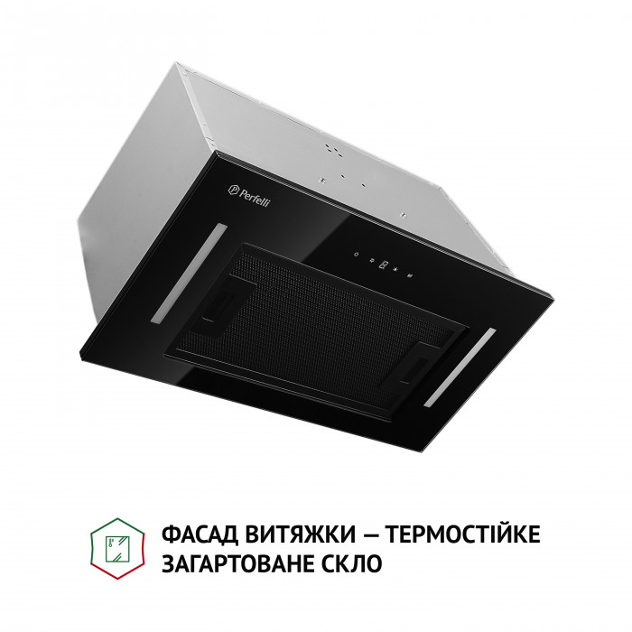 Витяжка повновбудована PERFELLI BIS 5884 BL 1200 LED