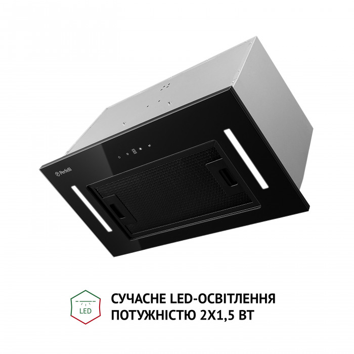 Витяжка повновбудована PERFELLI BIS 5884 BL 1200 LED