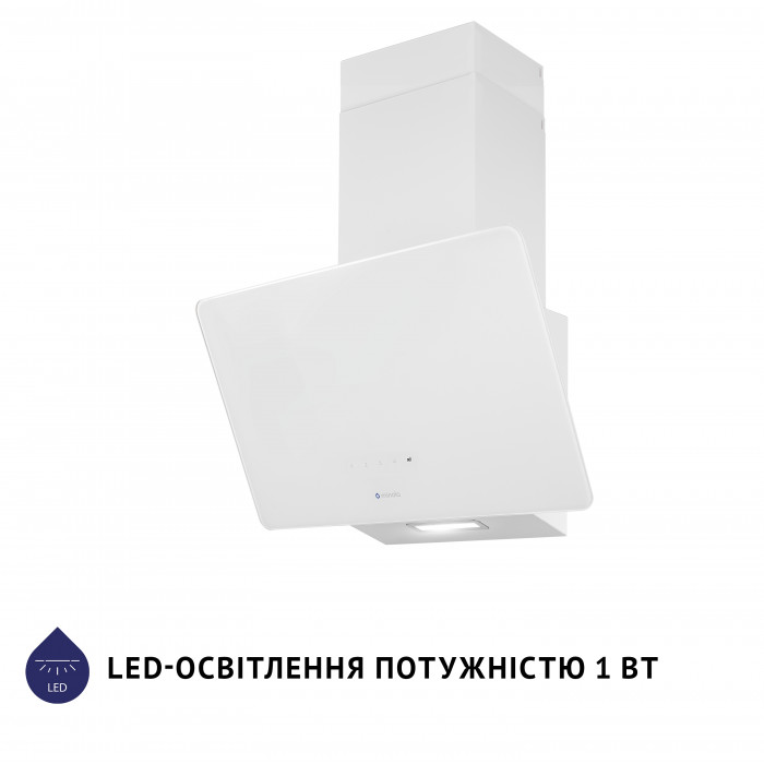 Витяжка декоративна похила MINOLA HVS 5224 WH 700 LED