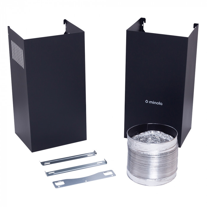 Витяжка декоративна похила MINOLA HVS 6444 BL 800 LED