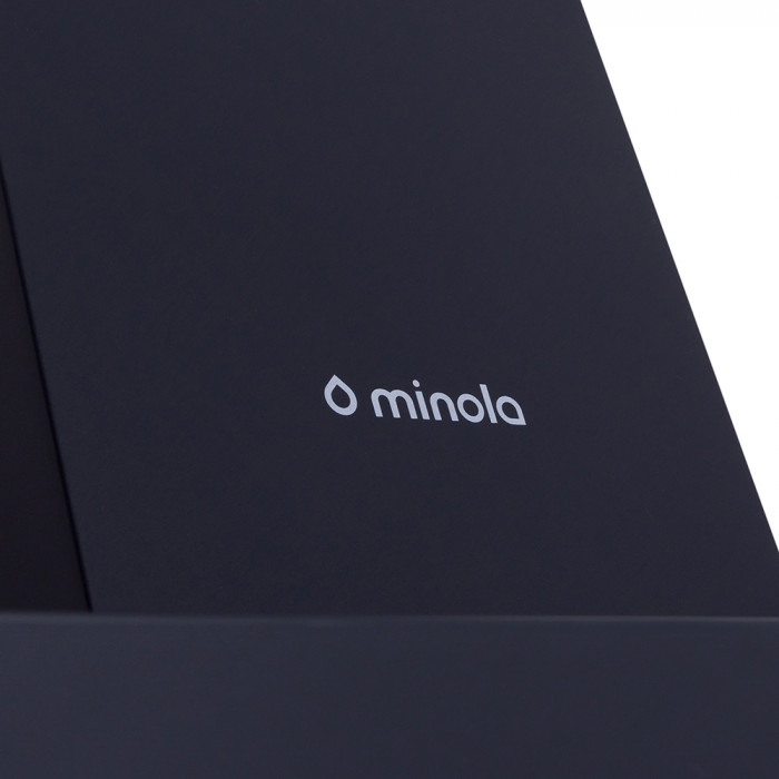 Витяжка декоративна похила MINOLA HVS 6444 BL 800 LED