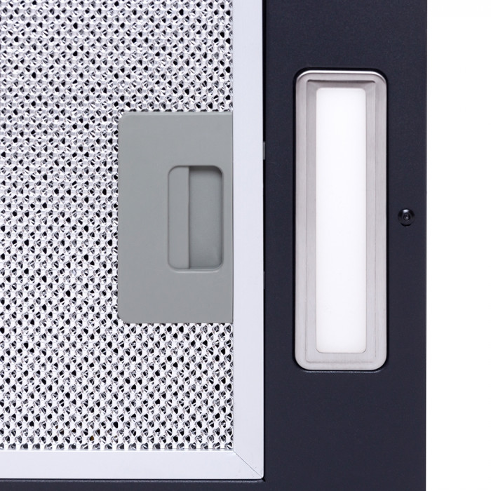 Витяжка декоративна похила MINOLA HVS 6444 BL 800 LED