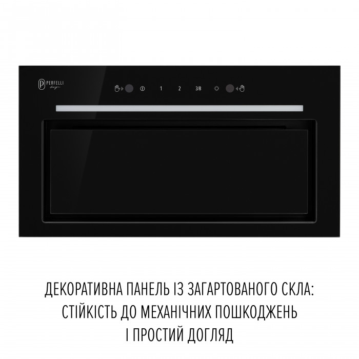 Витяжка повновбудована PERFELLI DESIGN FILINI 5 NERO SILENZIO