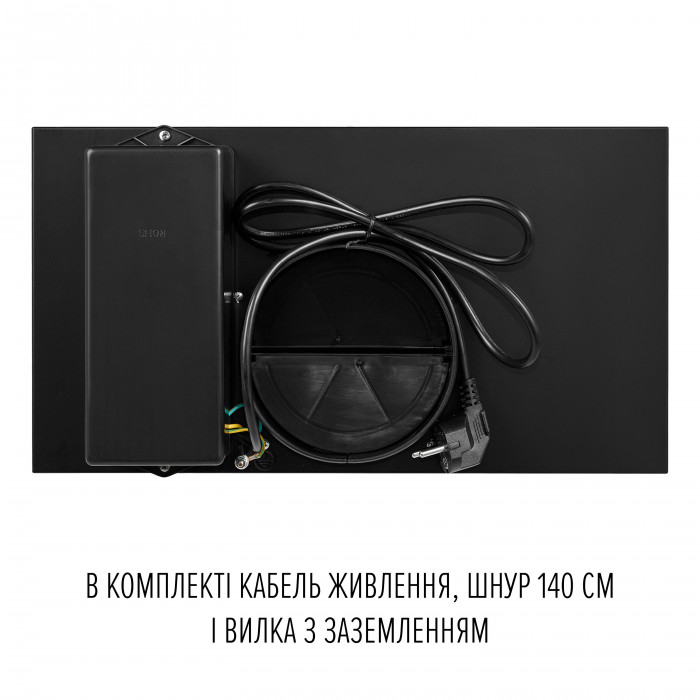 Витяжка повновбудована PERFELLI DESIGN FILINI 5 NERO SILENZIO