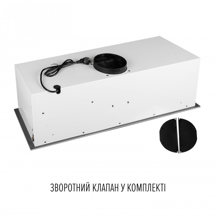 Витяжка повновбудована PERFELLI DESIGN VISION 9 BIANCO SILENZIO