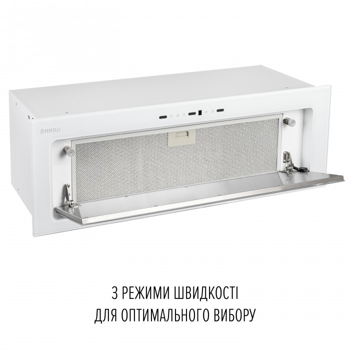 Витяжка повновбудована PERFELLI DESIGN VISION 9 BIANCO SILENZIO