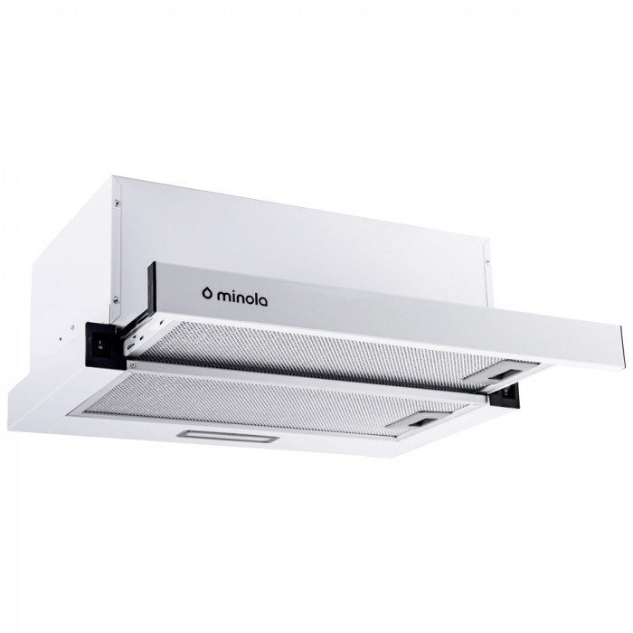 Витяжка телескопічна MINOLA HTL 5214 WH 700 LED