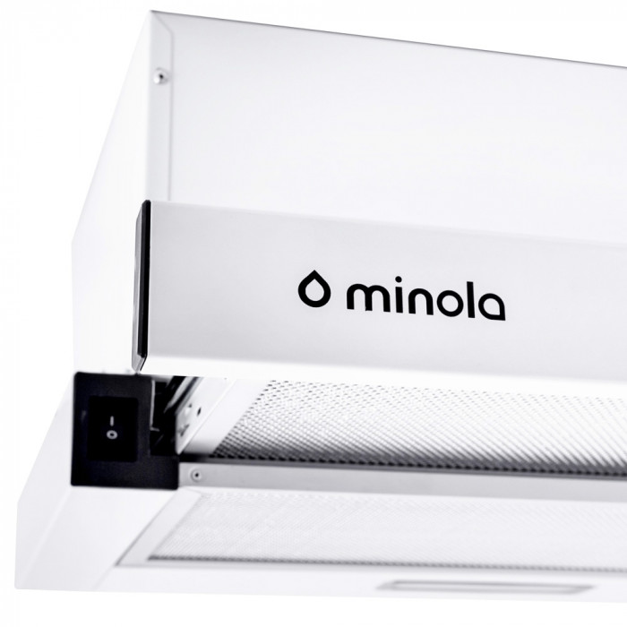 Витяжка телескопічна MINOLA HTL 5214 WH 700 LED
