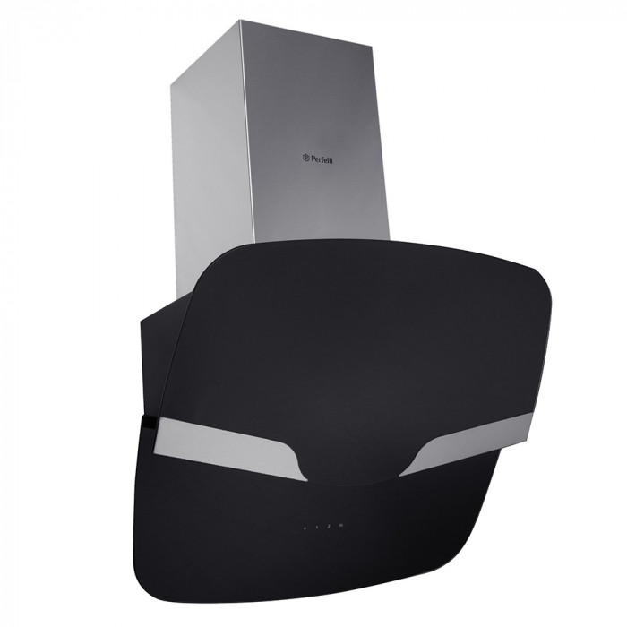 Витяжка декоративна похила PERFELLI DNS 67113 B 1100 BL LED Strip