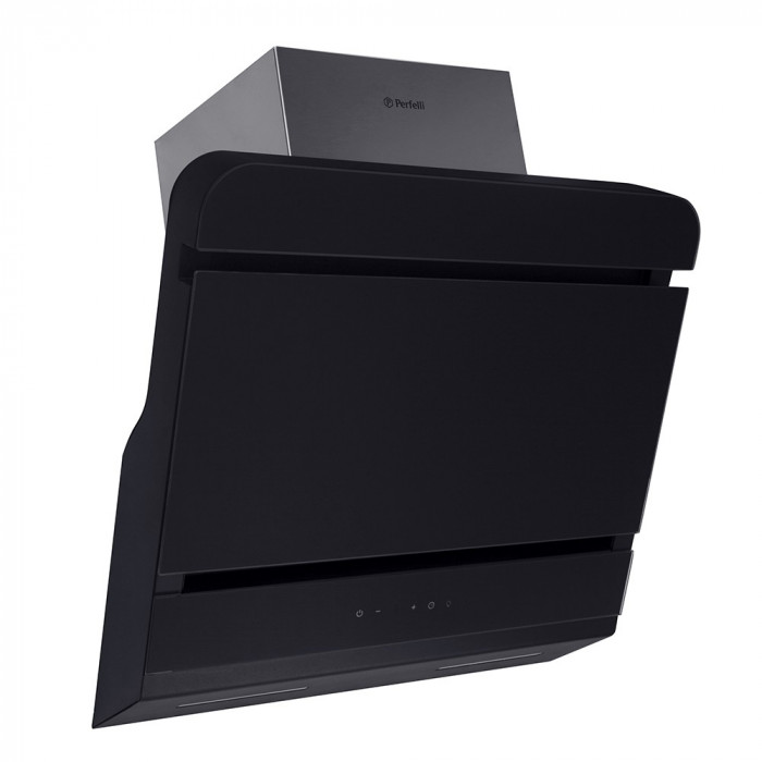 Витяжка декоративна похила PERFELLI DNS 6723 B 1100 BL LED Strip