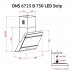 Витяжка декоративна похила PERFELLI DNS 6723 B 1100 BL LED Strip