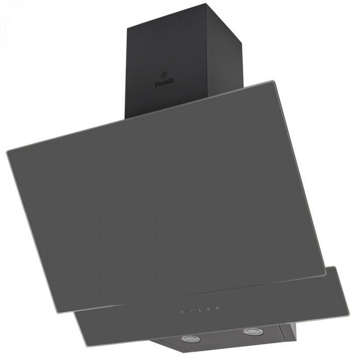 Витяжка декоративна похила PERFELLI DNS 6452 D 850 GR LED