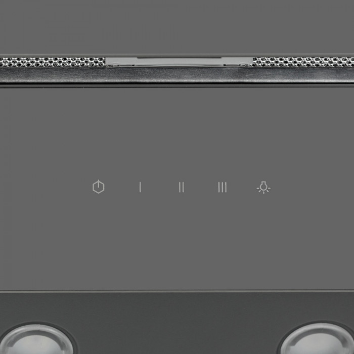 Витяжка декоративна похила PERFELLI DNS 6452 D 850 GR LED